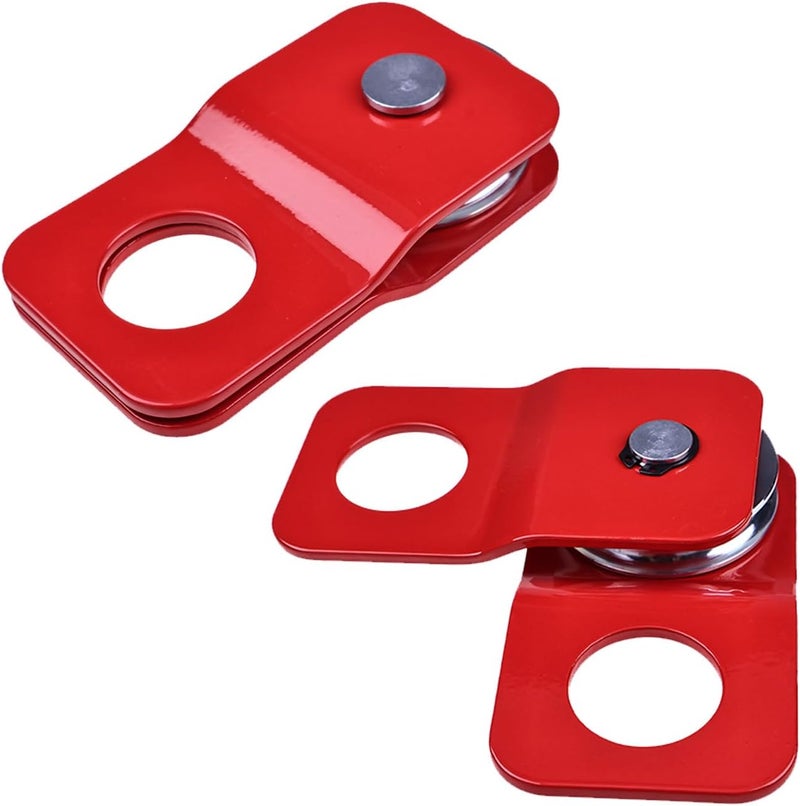 Elsoon 4 Ton Winch Snatch Block, 8000 lbs Capacity Recovery Pulley for Off-Road Towing and Hauling, Compatible with Synthetic Rope & Steel Cable (Max Diameter 2/5 inch), Ideal for Truck, ATV, SUV, UTV - Image 1